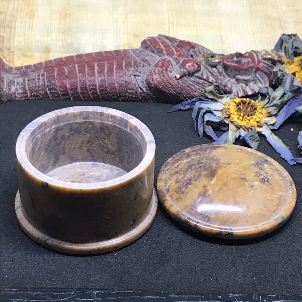 Beautiful Soapstone trinket box